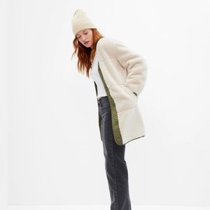 Oversized Sherpa jacket